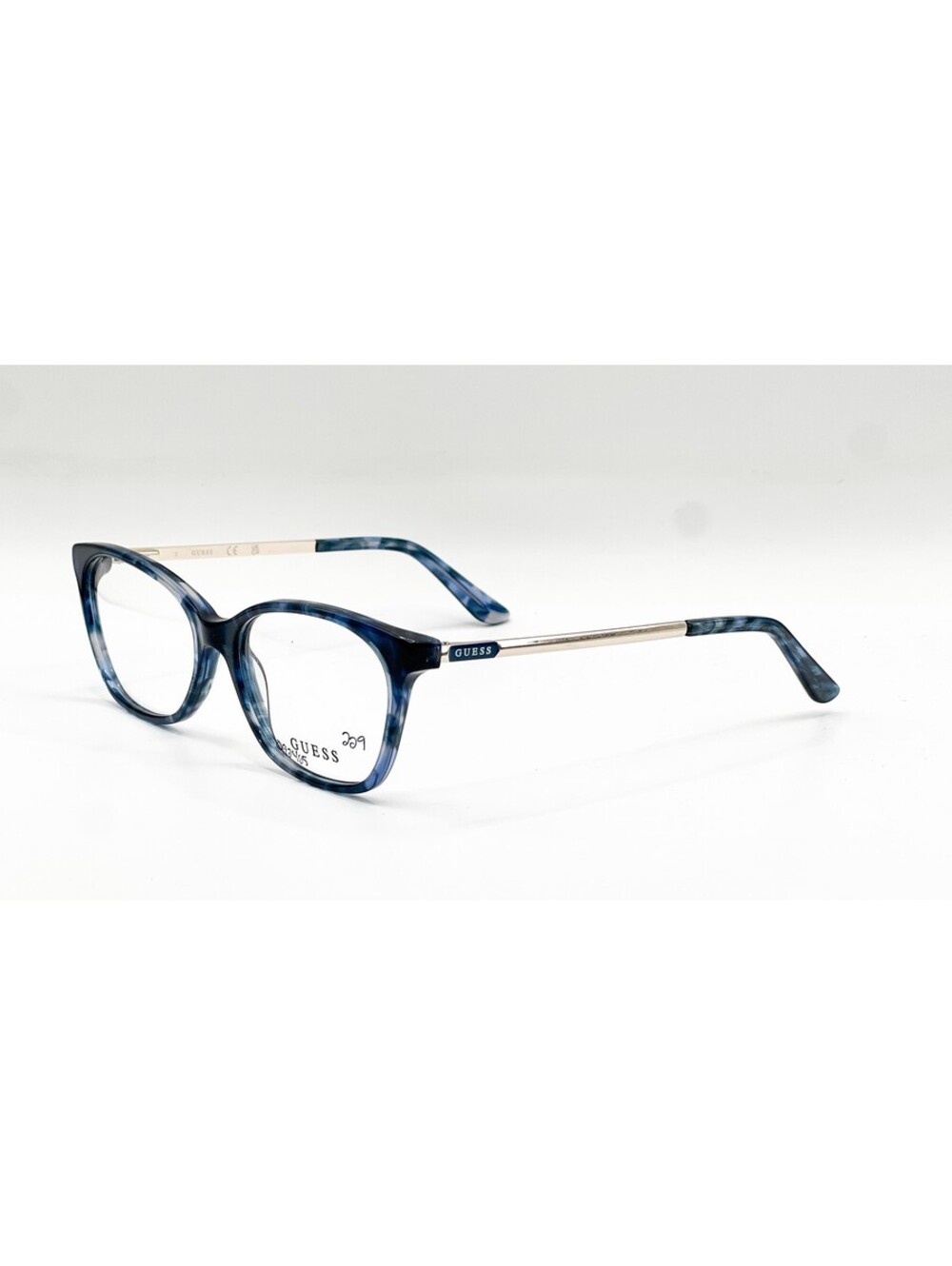 Guess Gu50194 092 Blue/Horn/Shiny Blue Authentic Eyeglasses 53-16-140
